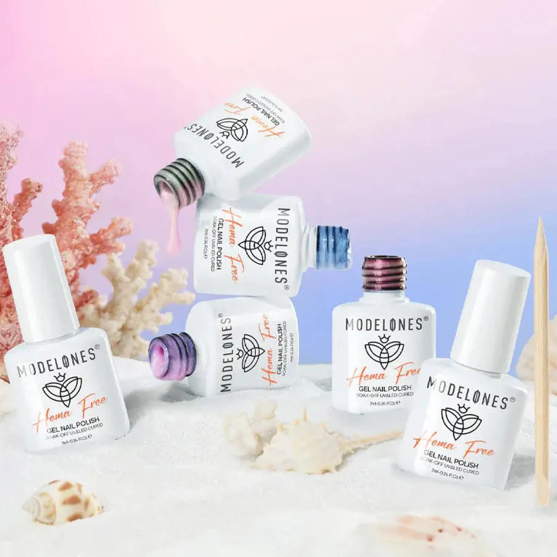 Sale Gel Nail Polish Set Sugar Galaxy Veganer Nagellack|Hema-Frei
