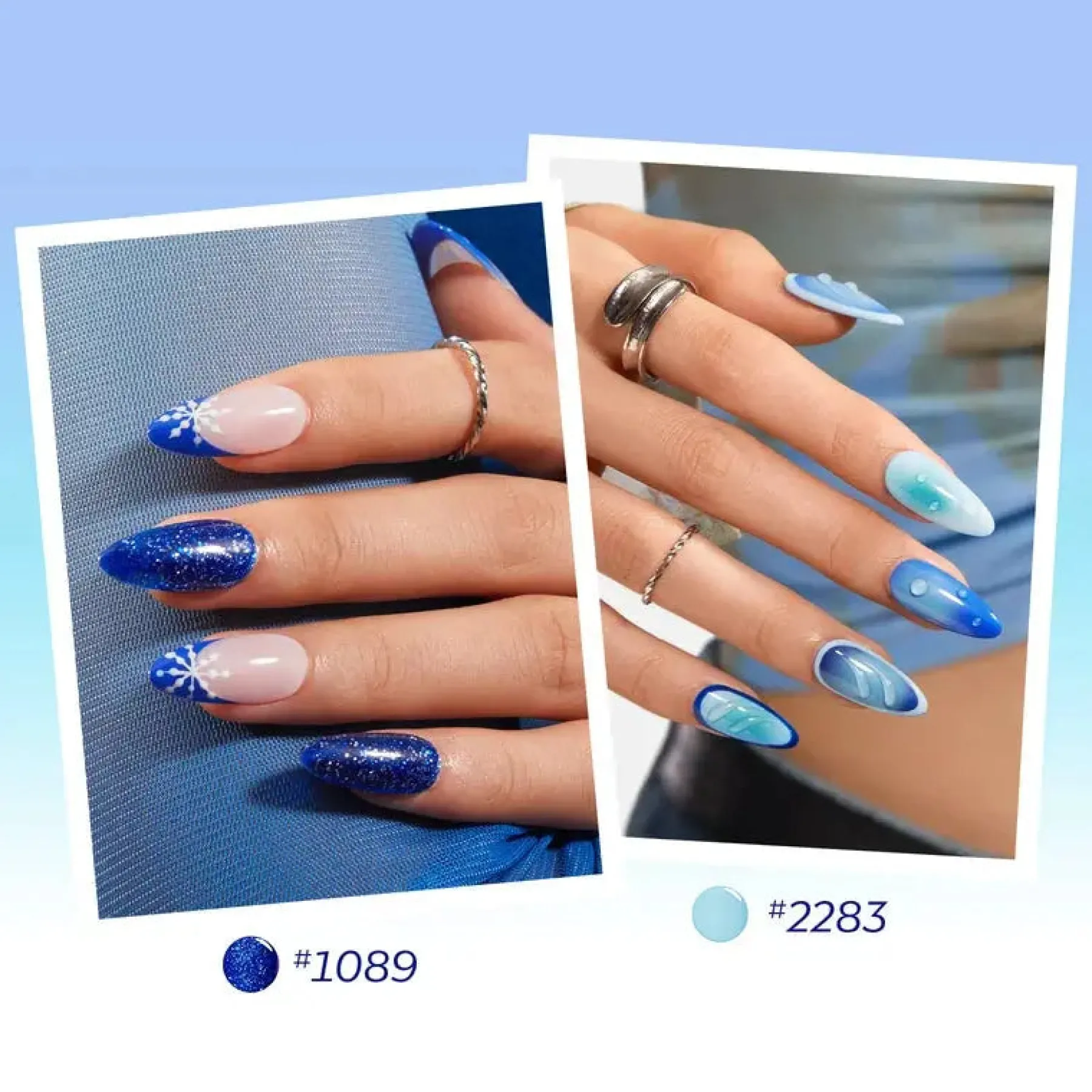 Online Gel Nail Polish Set Take My Blues Away Veganer Nagellack|Hema-Frei