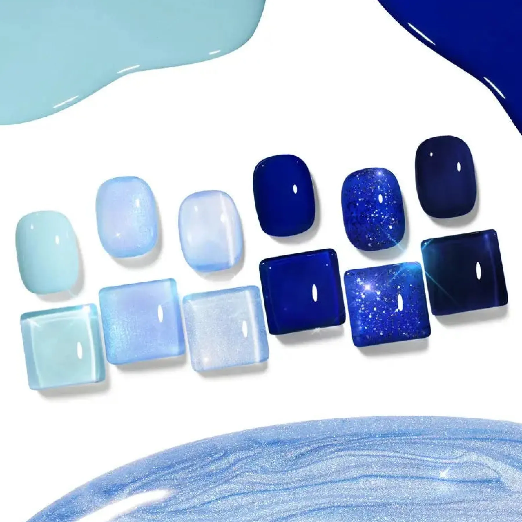 Online Gel Nail Polish Set Take My Blues Away Veganer Nagellack|Hema-Frei