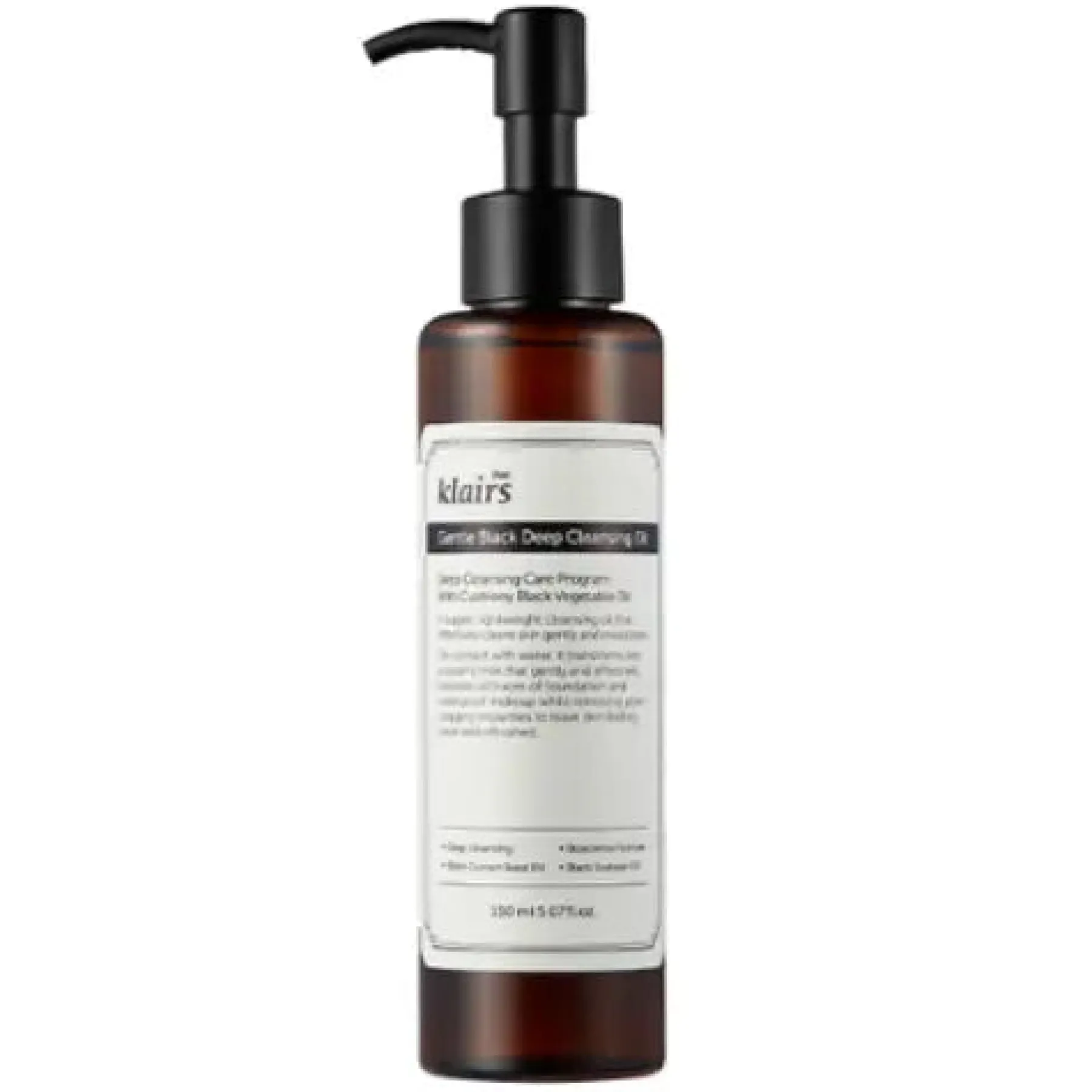 New Gentle Black Deep Cleansing Oil Clean Beauty|Ölreiniger