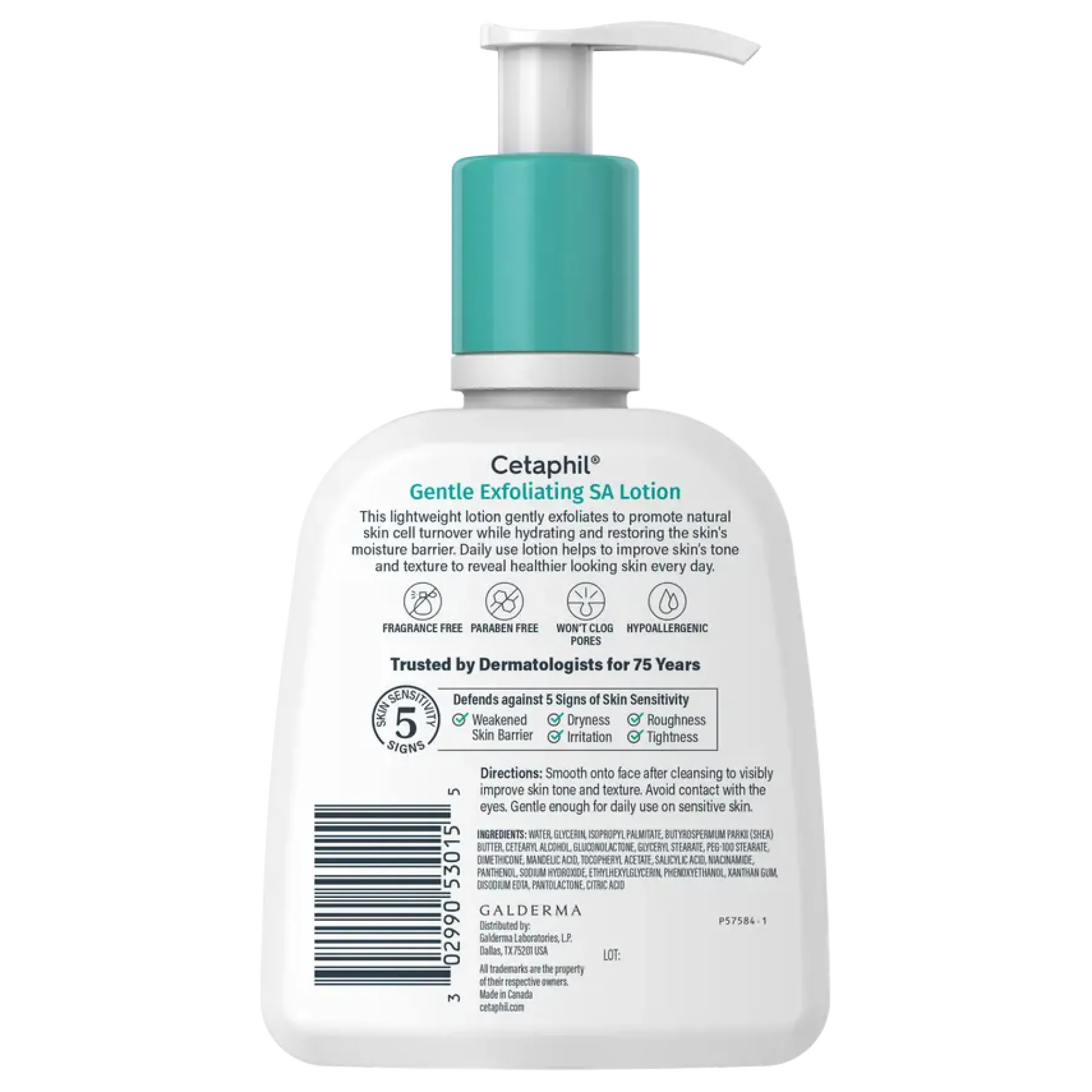 Online Gentle Exfoliating SA Lotion Feuchtigkeitscremes|Hauptzutat