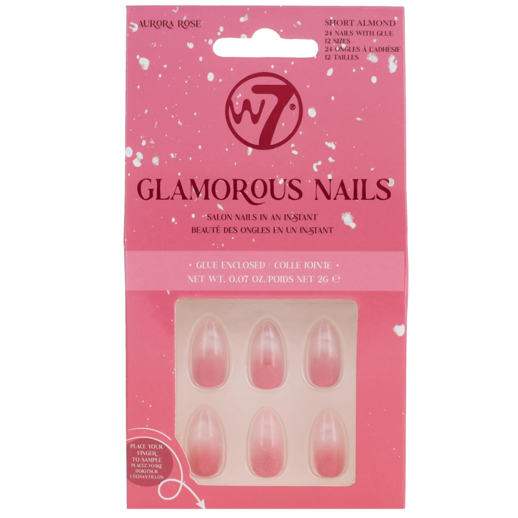 Outlet Glamorous Press-On Nails Aurora Rose Künstliche Nägel