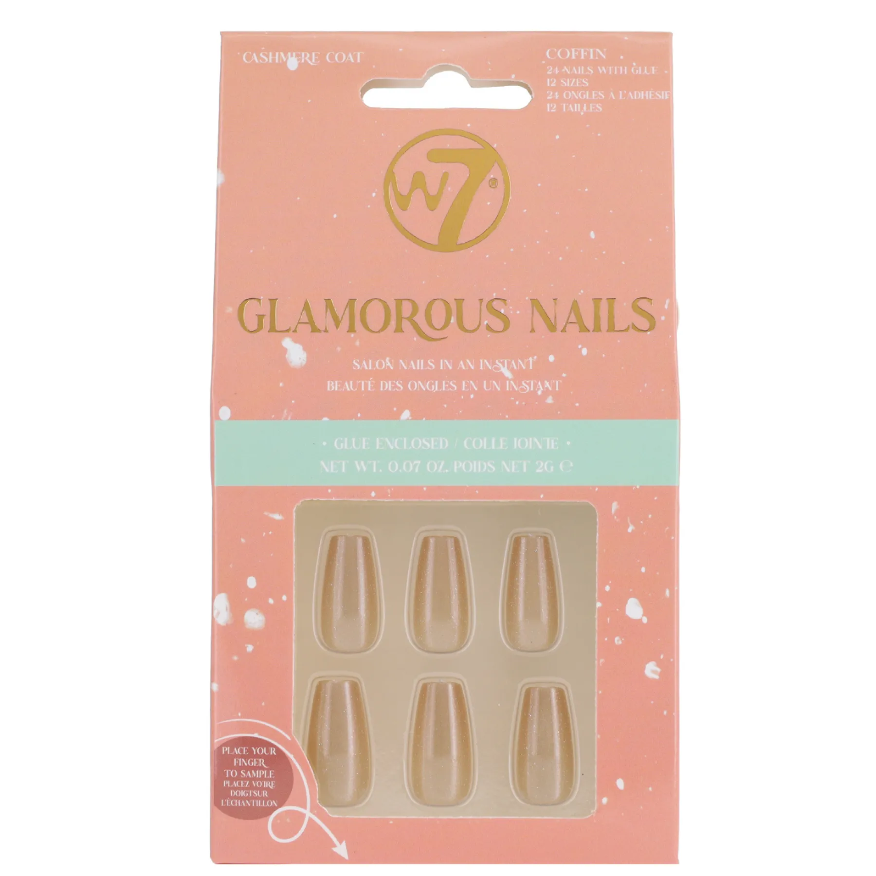 Online Glamorous Press-On Nails Cashmere Coat Künstliche Nägel