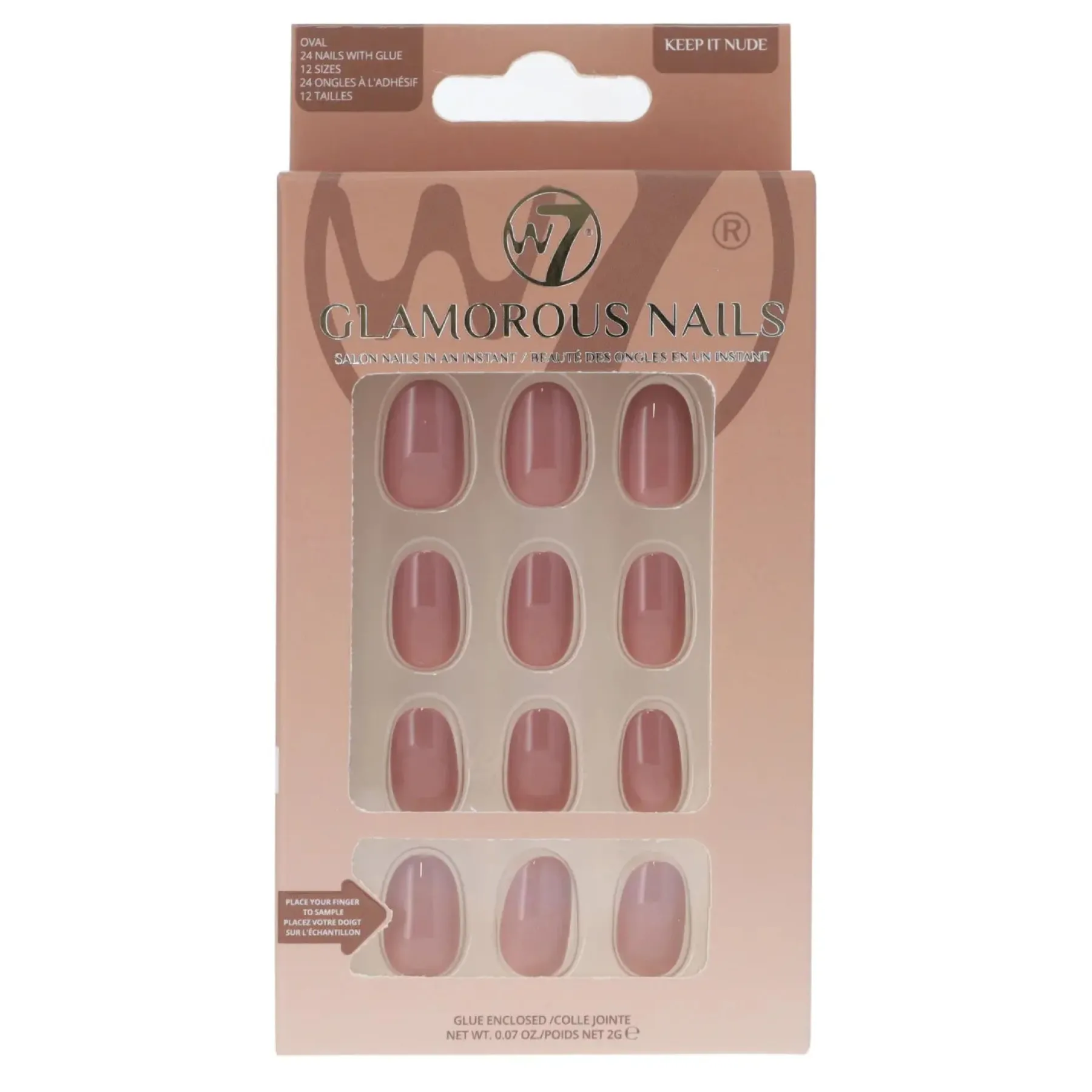 Clearance Glamorous Press-On Nails Keep It Nude Künstliche Nägel