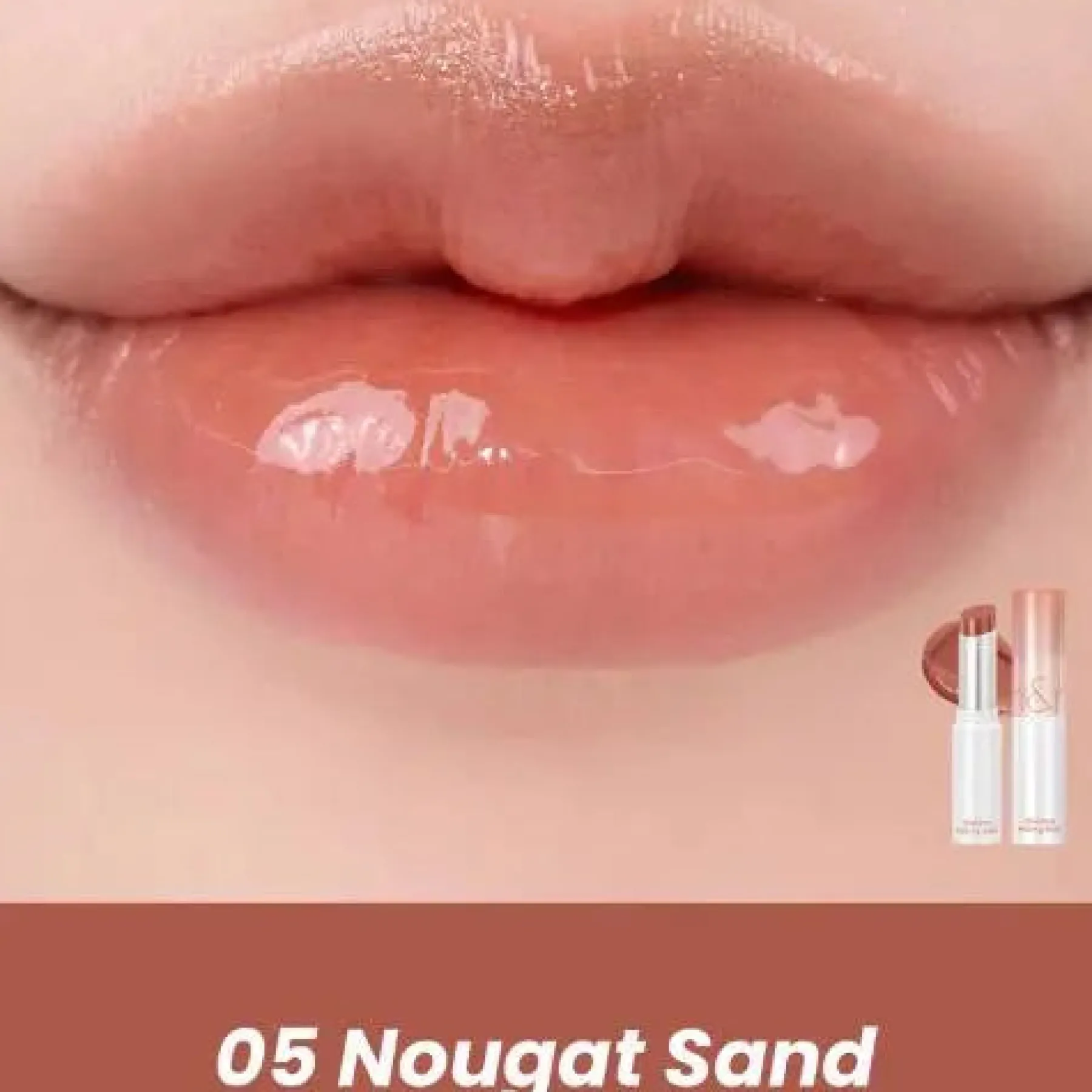 Discount Glasting Melting Balm 05 Nougat Sand Korean Makeup|Lippenbalsam