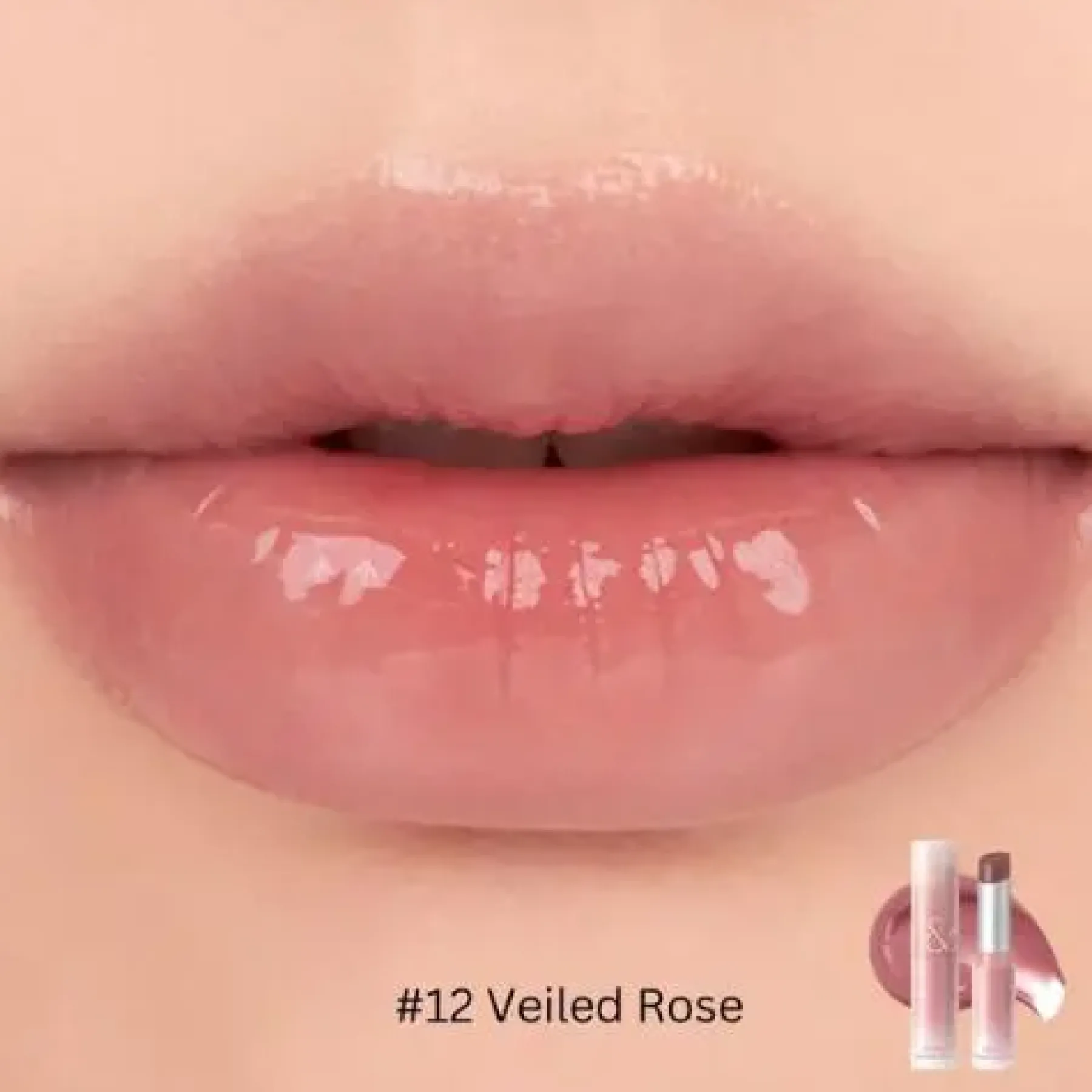 Best Glasting Melting Balm 12 Veiled Rose Korean Makeup|Lippenbalsam