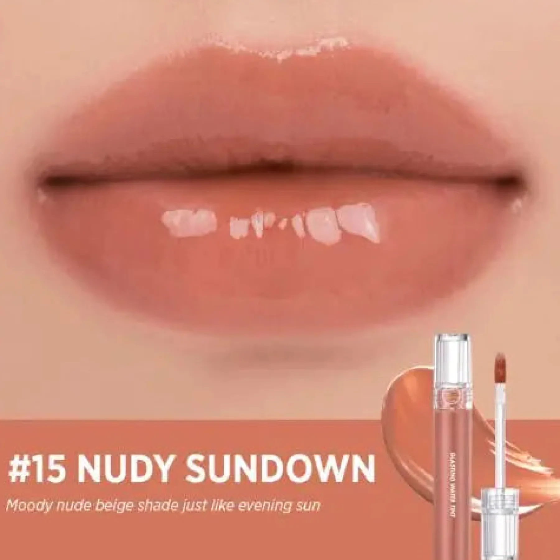 Sale Glasting Water Tint 15 Nudy Sundown Korean Makeup|Lippenstift