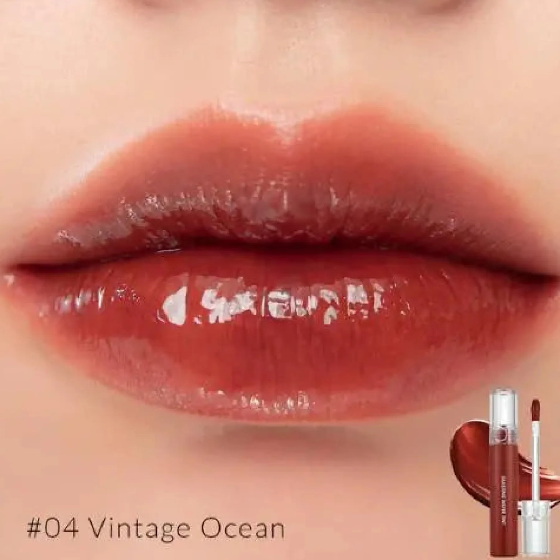 Outlet Glasting Water Tint 04 Vintage Ocean Korean Makeup|Lippenstift