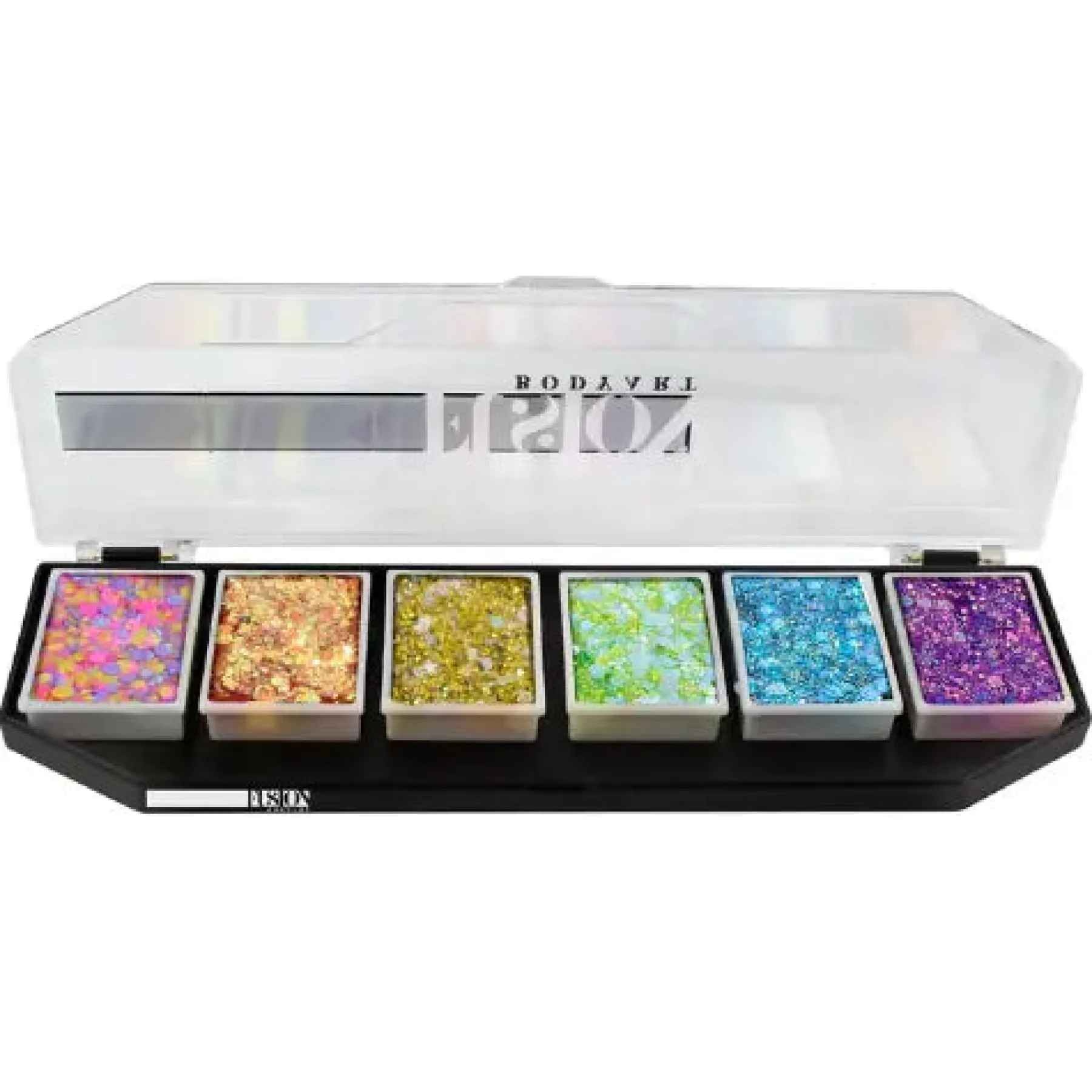 Outlet Glitter Cream Palette Fiesta Sparkles Lidschatten|Vegane Lidschatten