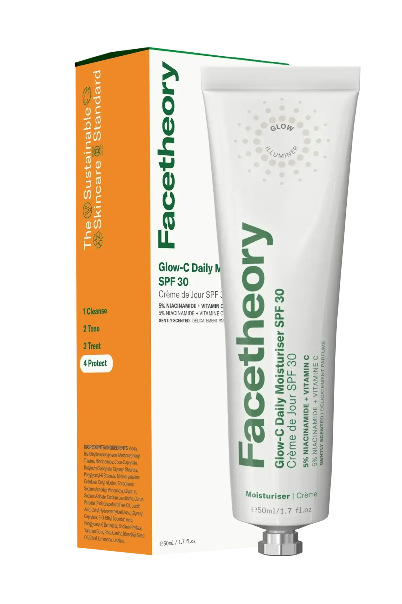 Hot Glow-C Daily Moisturiser SPF 30 Gently Scented Feuchtigkeitscremes|Hauptzutat