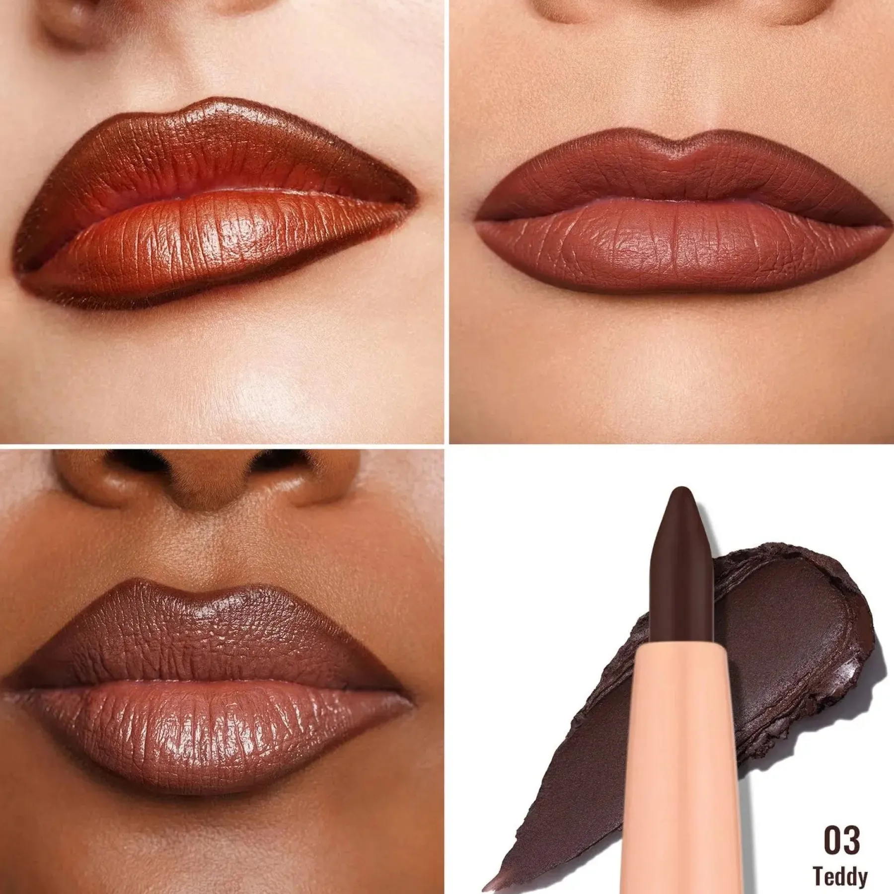 Clearance Glow Glamour Cream Lip Liner 03 Teddy Lippen Konturenstift