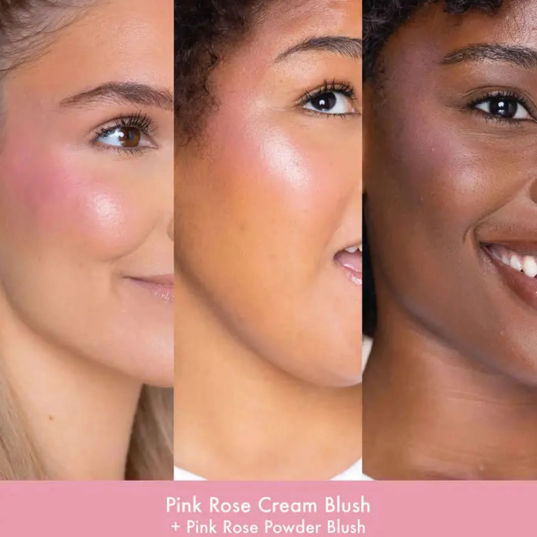 Clearance Glow Milk Matte Cream Blush Pink Rose Rouge
