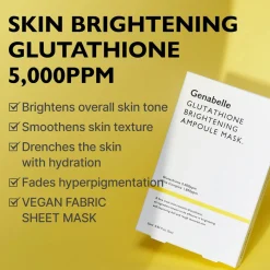 Sale Glutathione Brightening Ampoule Mask Hauptzutat|Vegan Pflege