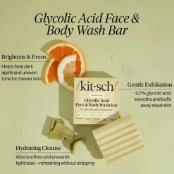 Sale Glycolic Acid Face & Body Wash Bar Hauptzutat|Vegan Pflege