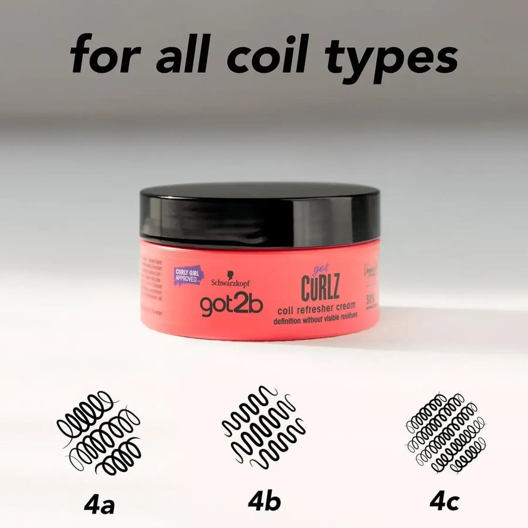 Got2b Curlz Coil Refresher Cream Curly & Coily Styling|Stylingcreme
