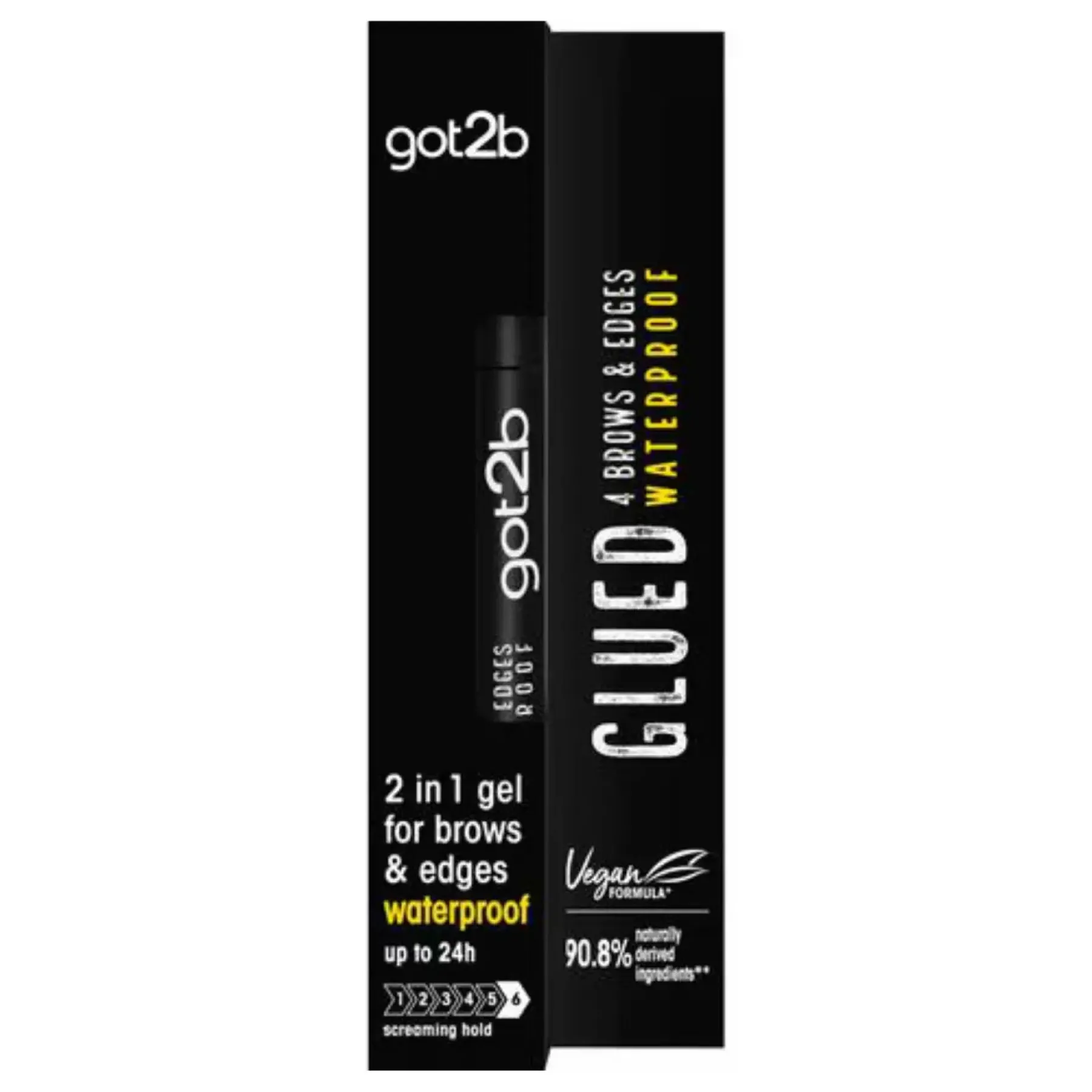 Outlet Got2b Glued Brows & Edges 2in1 Gel Waterproof Reisegröße|Vegane Augenbrauen Produkten
