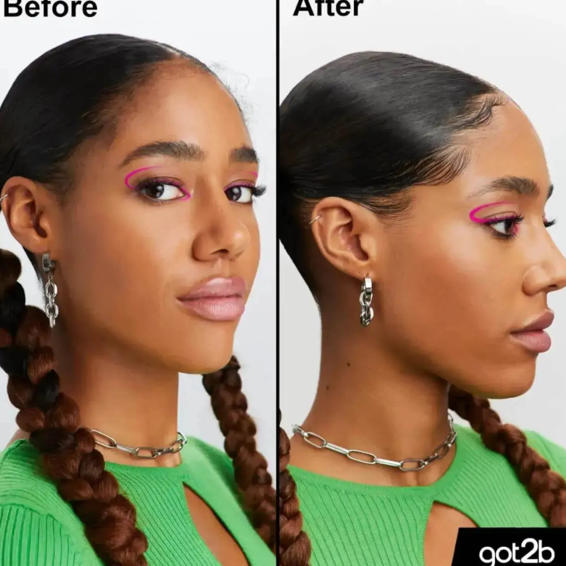Clearance Got2b Glued 4 Brows & Edges Tinted Gel Black Reisegröße|Vegane Augenbrauen Produkten