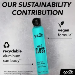 Sale Got2b Got Gloss Hair Shine Spray Haarprobleem|Vegane Haarpflege