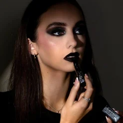 Sale Gothica Black Velvet Matte Black Lipstick Lippenstift|Veganer Lippenstifte
