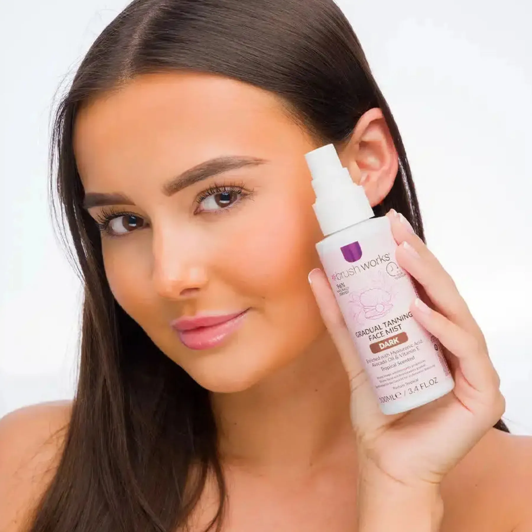 Hot Gradual Tanning Face Mist Dark Tanning Spray|Vegan Tanning