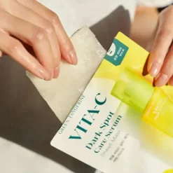 Online Green Tangerine Vita C Dark Spot Care Serum Sheet Mask Hauptzutat|Gesichtsmasken