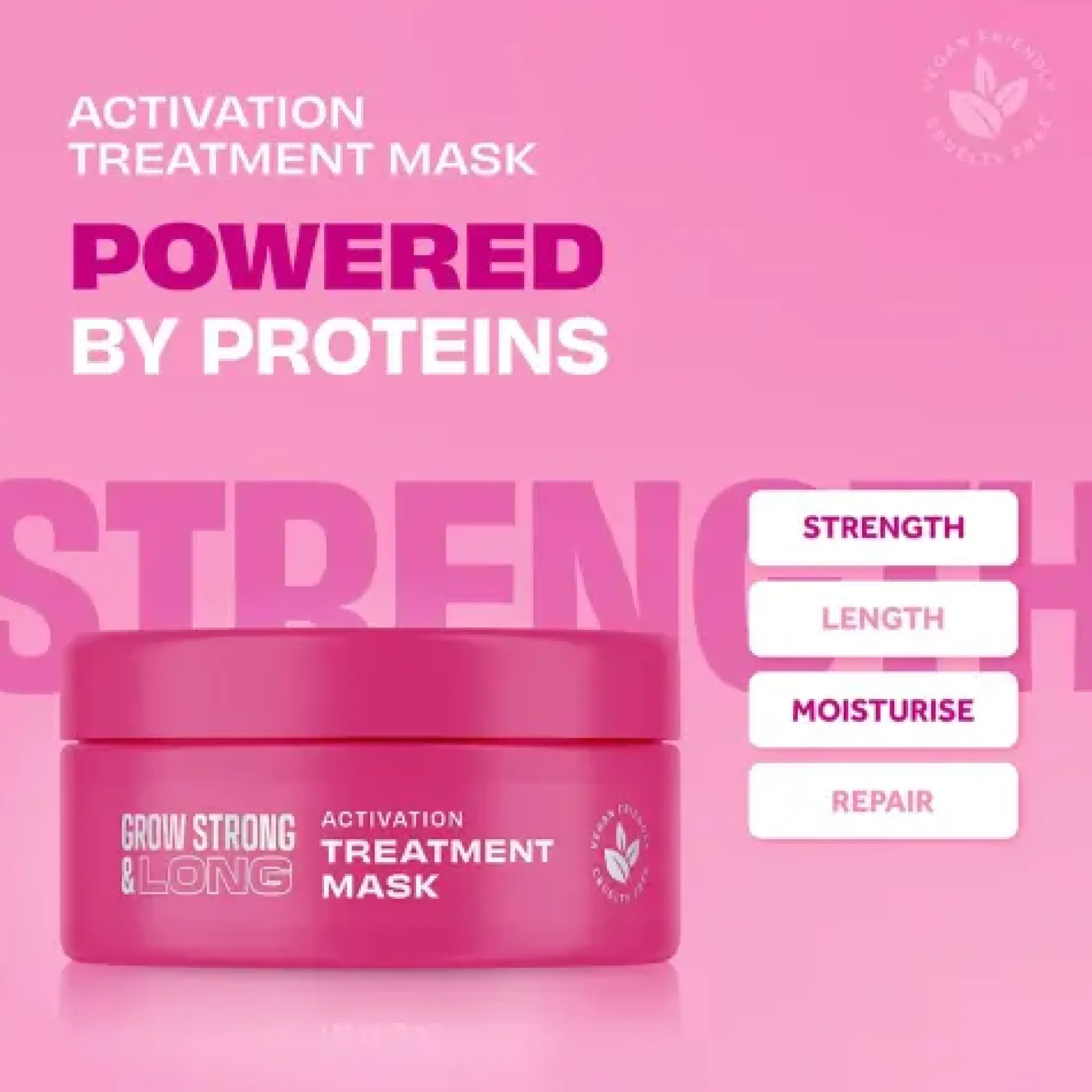 Outlet Grow Long & Strong Activation Treatment Mask Hair Growth|Hauptzutat