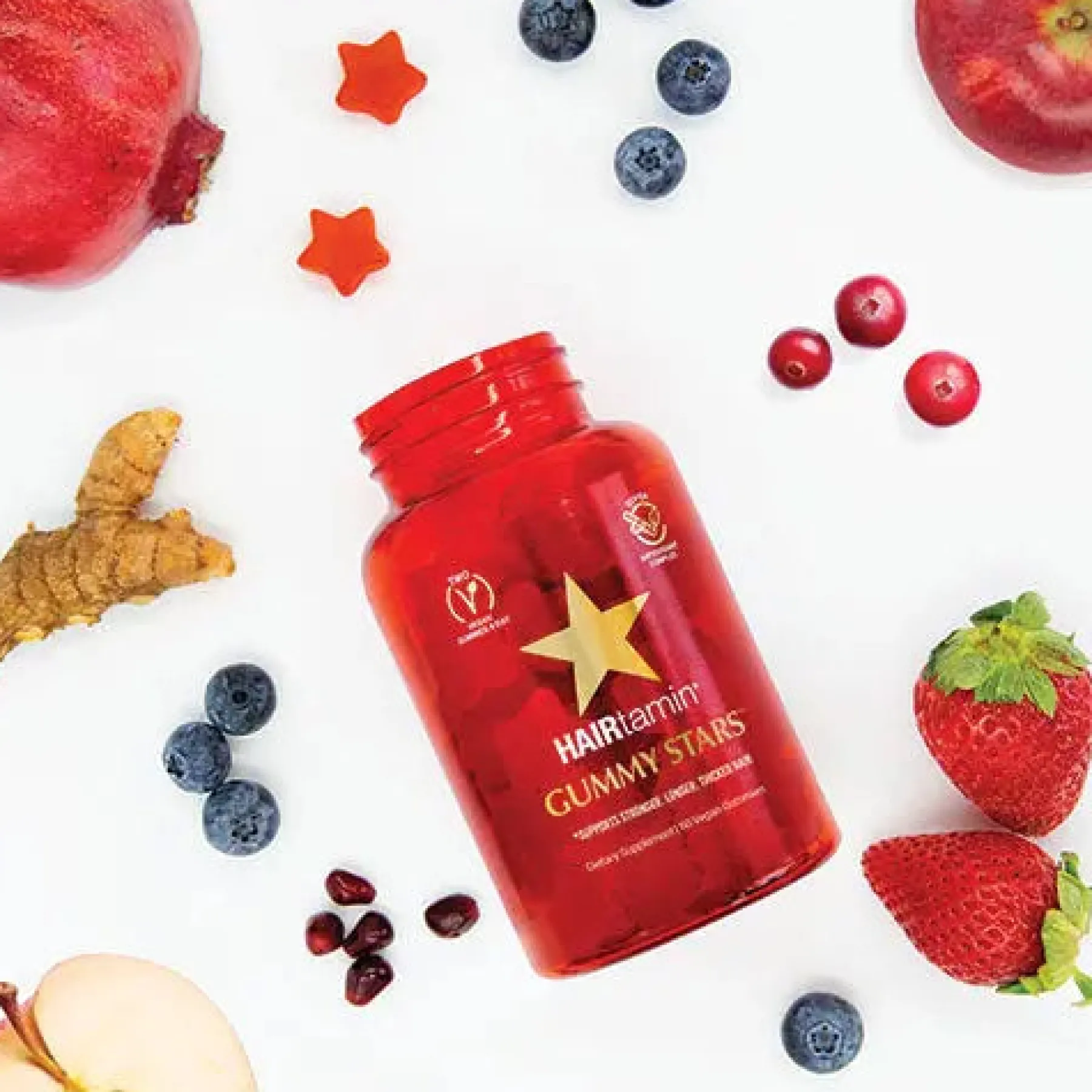 Discount Gummy Stars Hair Growth|Haarvitamine