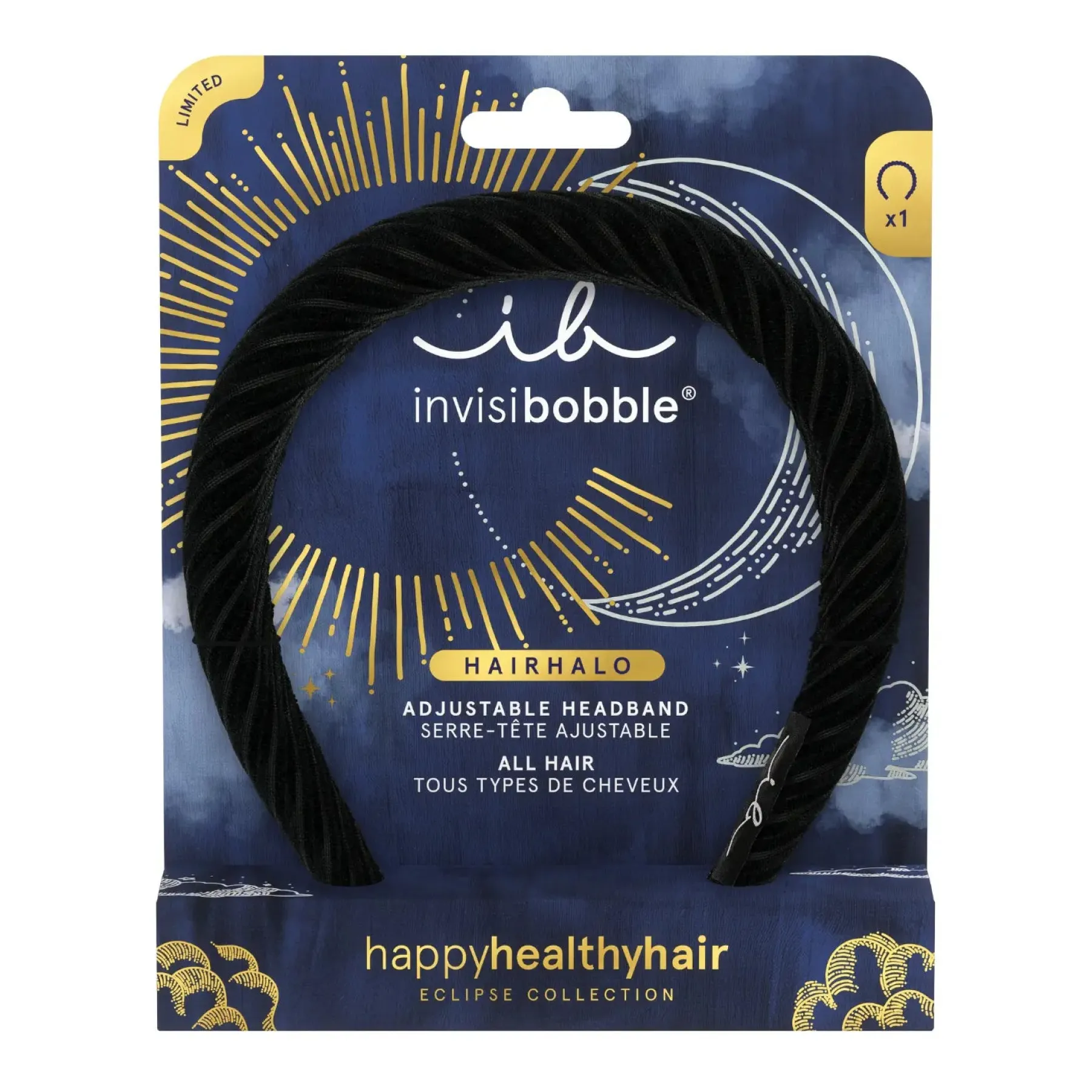 Hairhalo Eclipse Midnight Ring Haarspangen & -Clips|Vegane Haarpflege
