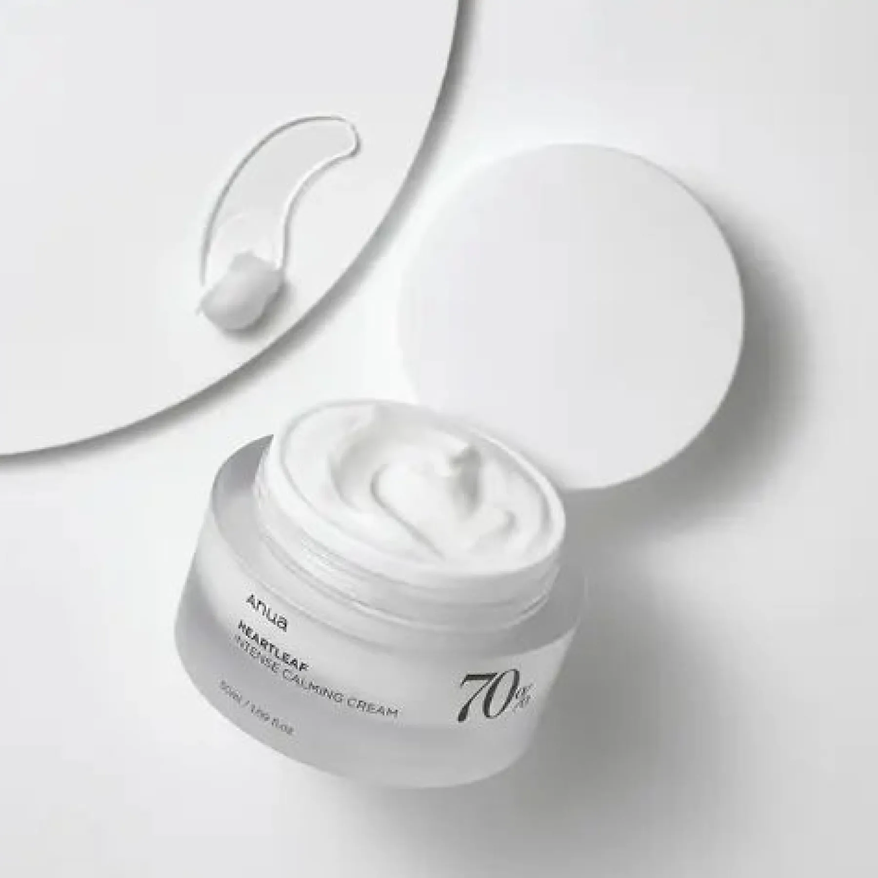Heartleaf 70% Intense Calming Cream 10 ml. Feuchtigkeitscremes|Hauptzutat