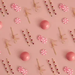 New Holiday Metal Gemstone & Bow Bobby Pins Haarspangen & -Clips