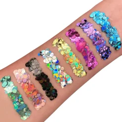 Hot Holographic Chunky Glitter Gel Gold Glitzer