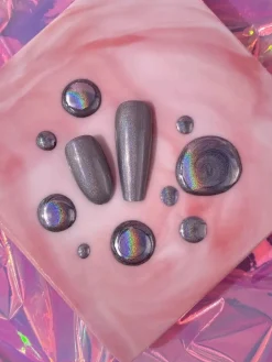 Clearance Holographic Metallic Gel Veganer Nagellack|Nagelkunst