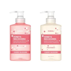 Best Honey & Macadamia Nature Shampoo & Treatment Cherry Blossom Haarpflege-Routinen & Sets|Korean Haarpflege
