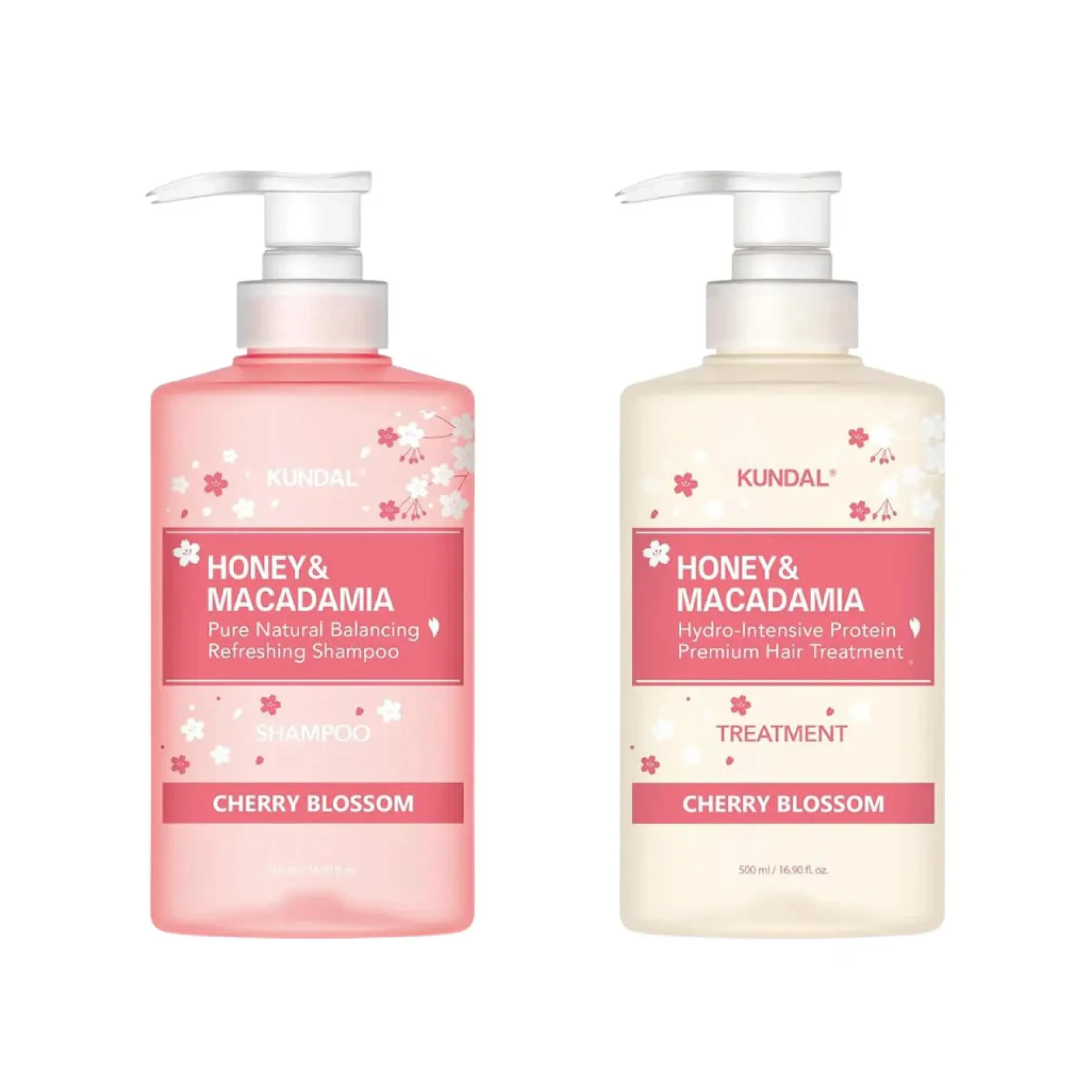 Best Honey & Macadamia Nature Shampoo & Treatment Cherry Blossom Haarpflege-Routinen & Sets|Korean Haarpflege
