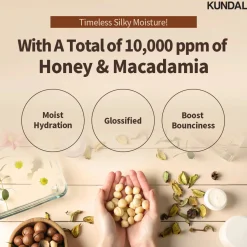 New Honey & Macadamia Nature Shampoo English Rose Korean Haarpflege|Hauptzutat