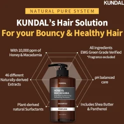New Honey & Macadamia Nature Shampoo English Rose Korean Haarpflege|Hauptzutat