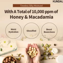 New Honey & Macadamia Nature Shampoo Amber Vanilla Korean Haarpflege|Shampoo