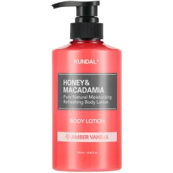 Honey & Macadamia Pure Body Lotion Amber Vanilla Körperlotion|Everything Shower