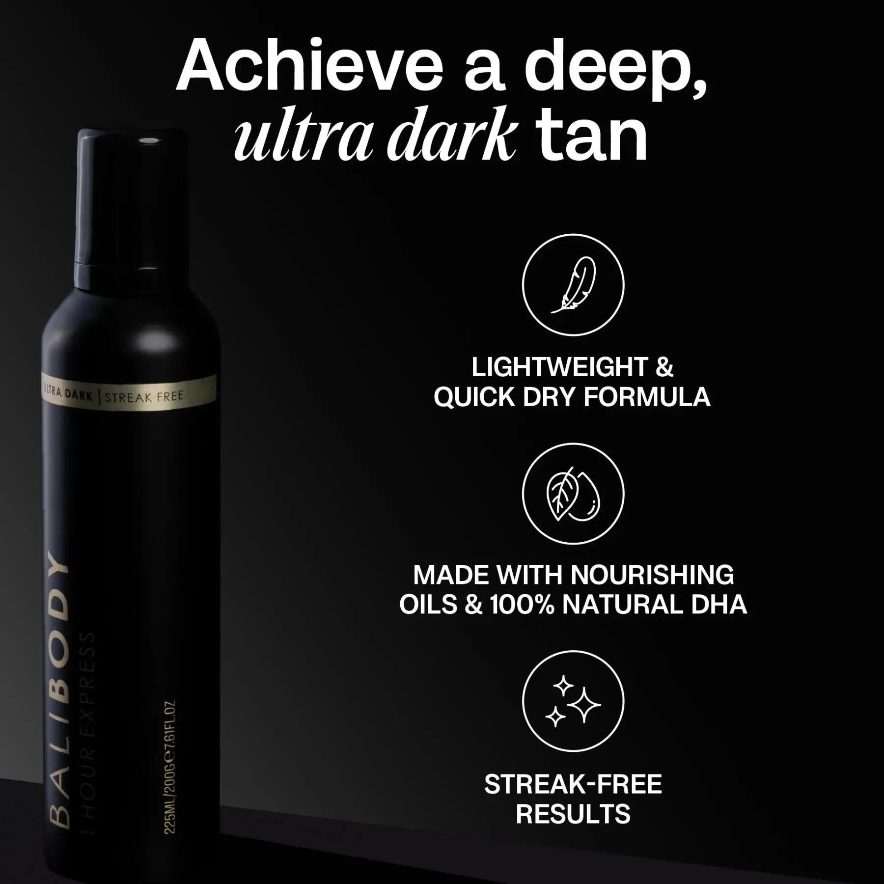 Discount 1 Hour Express Tan Ultra Dark Vegan Tanning|Tanning Mousse