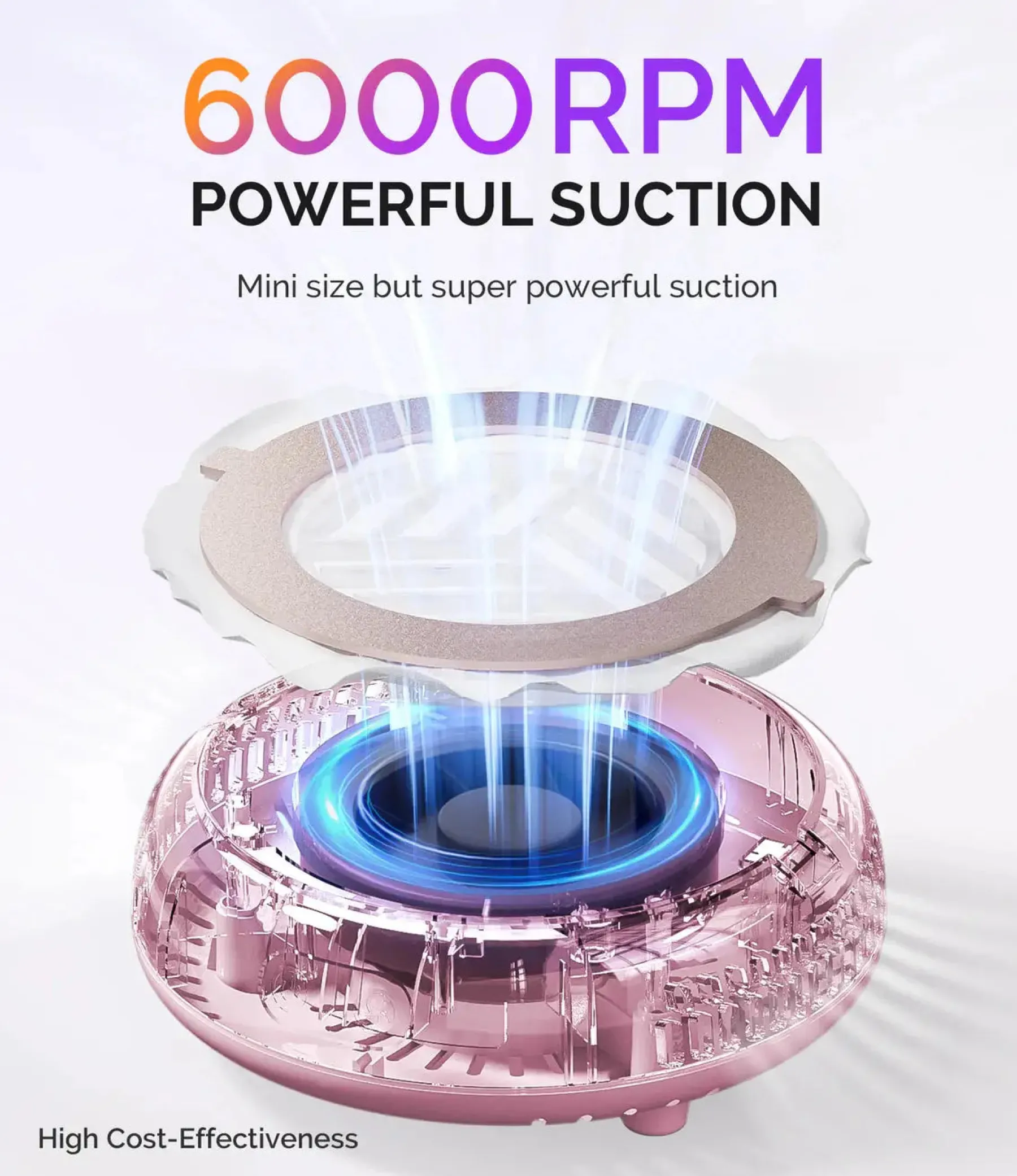 Best HProA Nail Dust Collector Pink Nagel Afzuigers