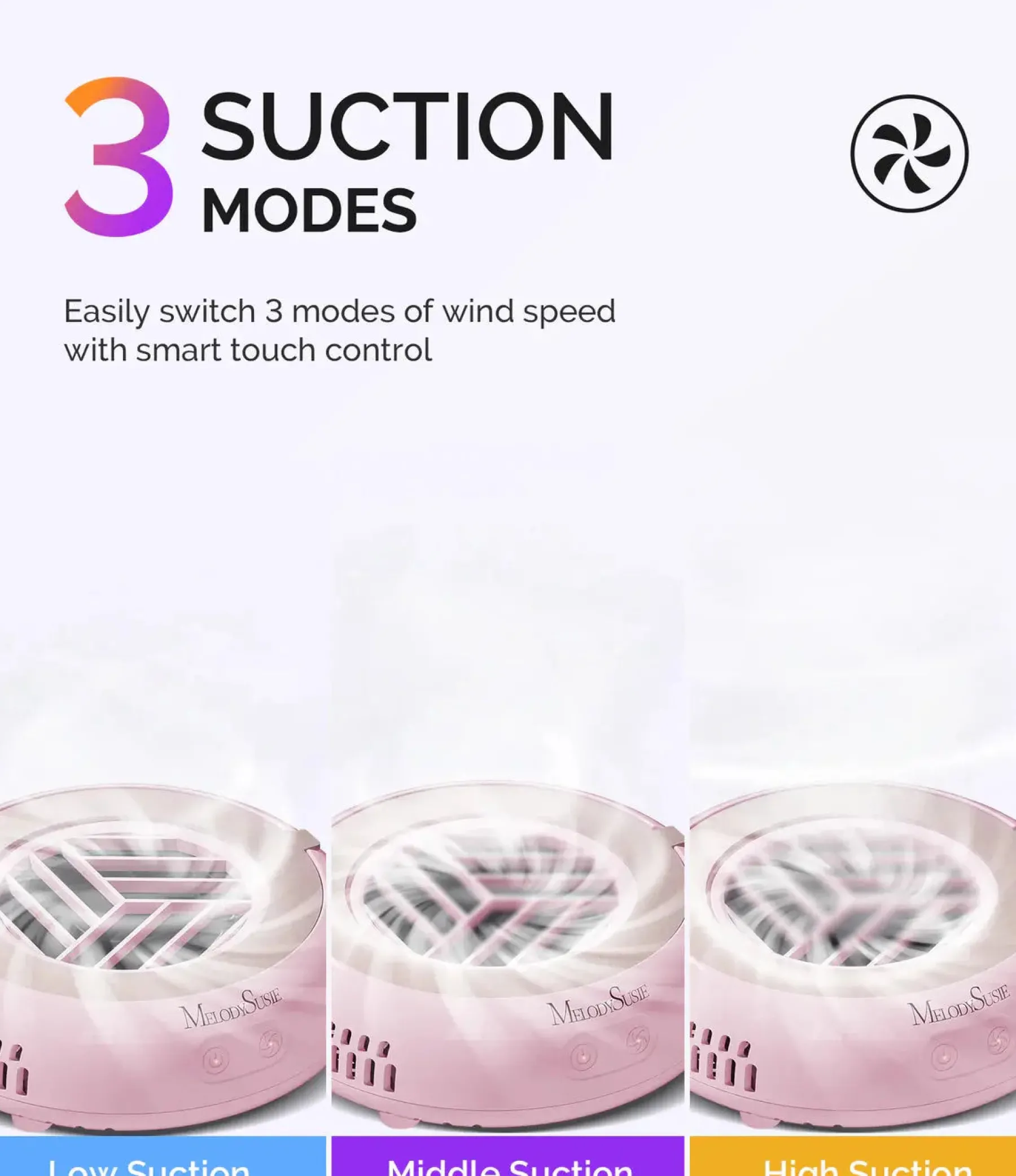 Best HProA Nail Dust Collector Pink Nagel Afzuigers