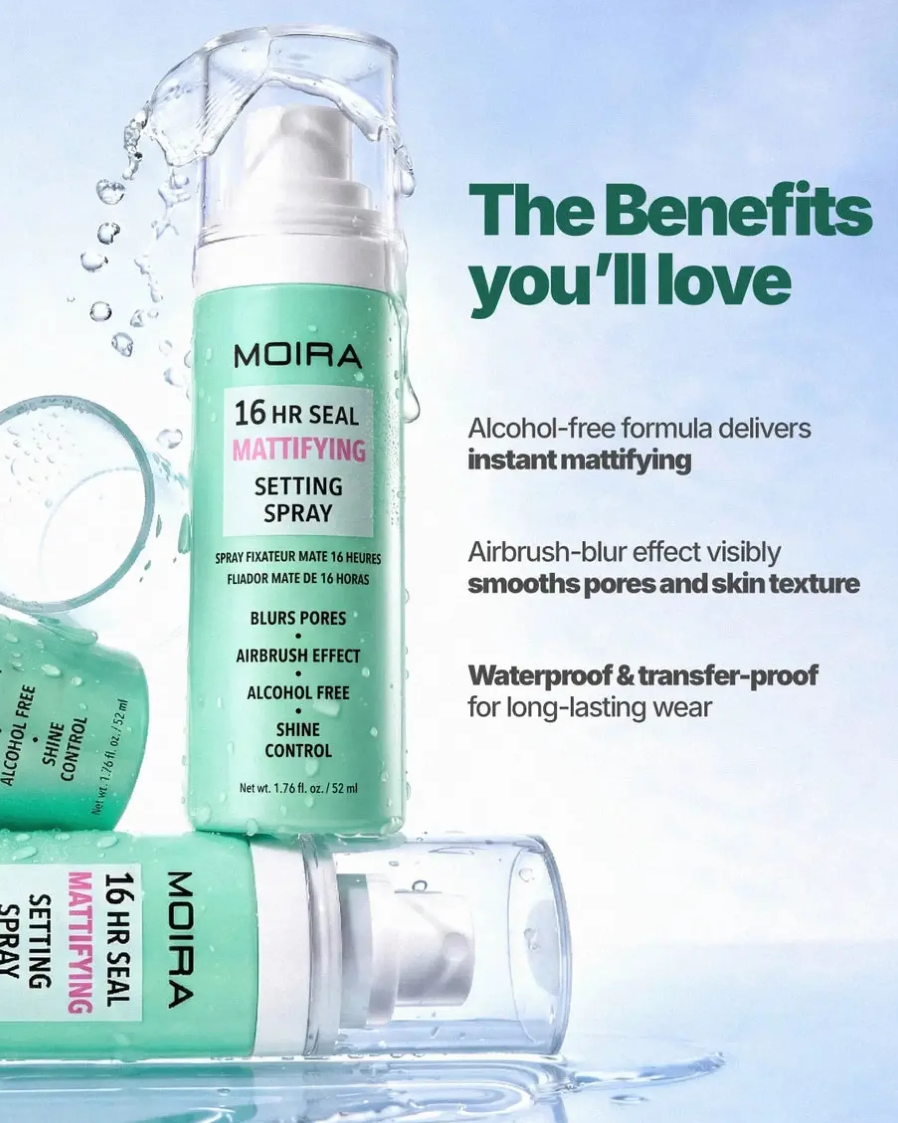 Sale 16HR Seal Mattifying Setting Spray Fixier Spray|Setting Spray