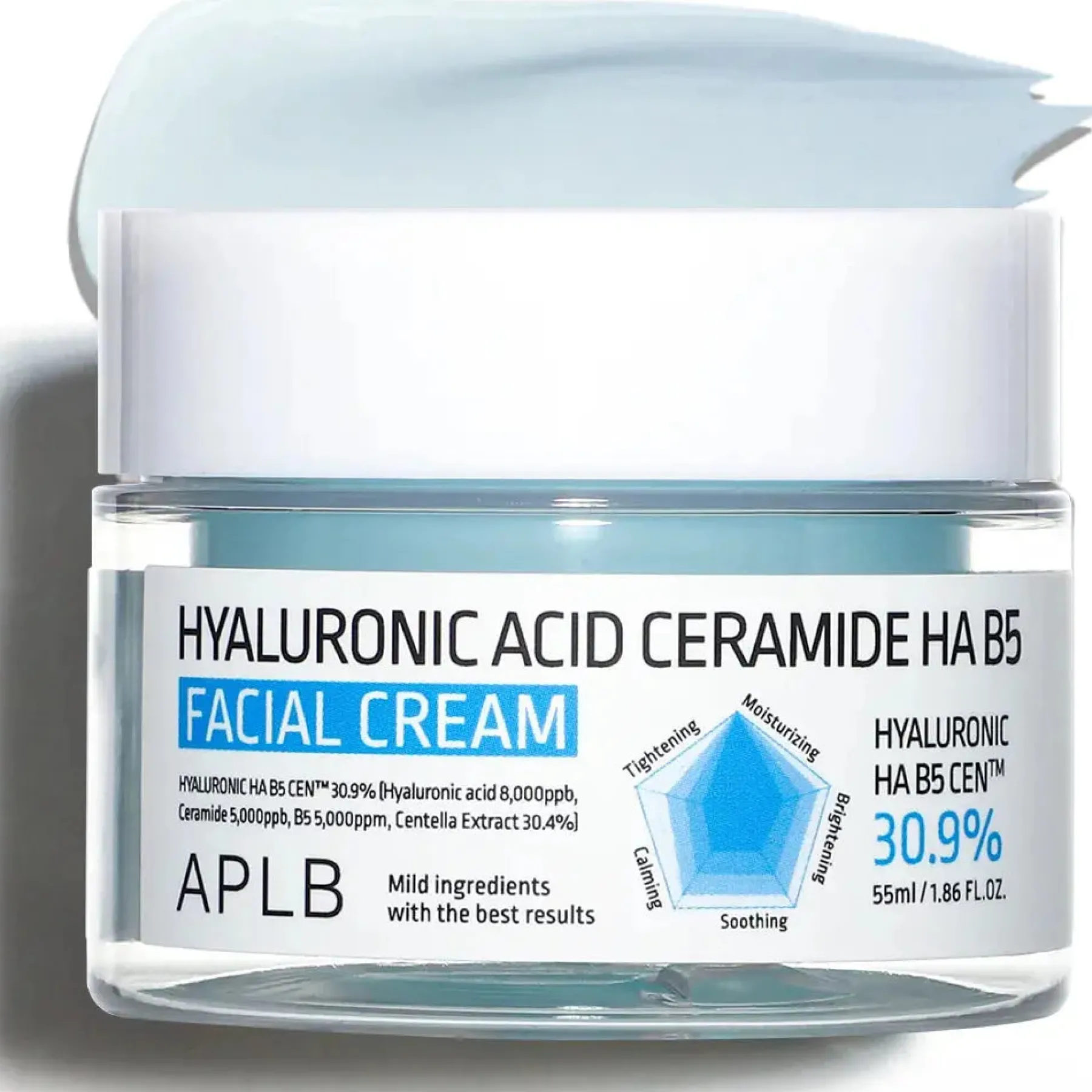 Sale Hyaluronic Acid Ceramide HA B5 Facial Cream Feuchtigkeitscremes|Hauptzutat
