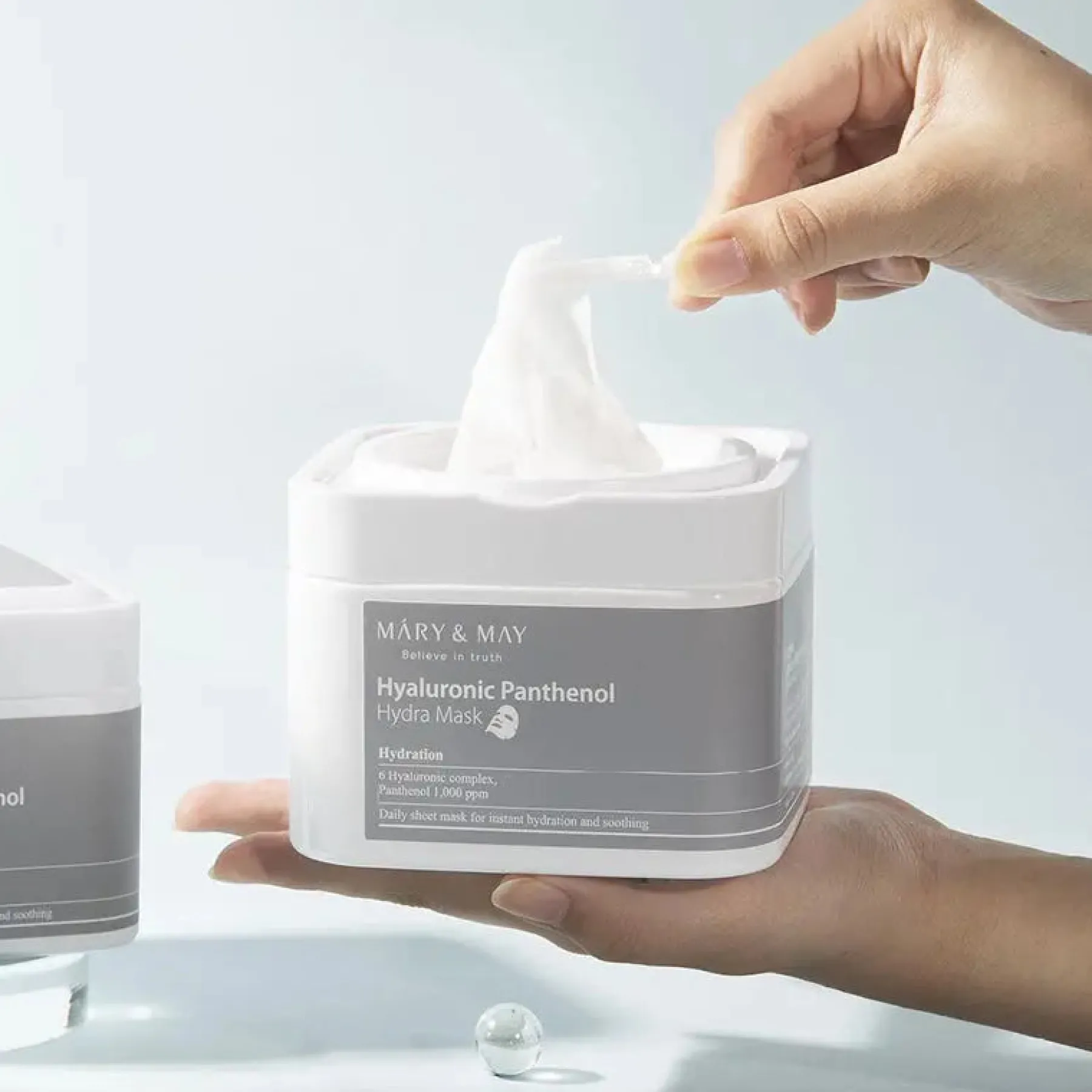 Hot Hyaluronic Panthenol Hydra Mask Hauptzutat|Vegan Pflege
