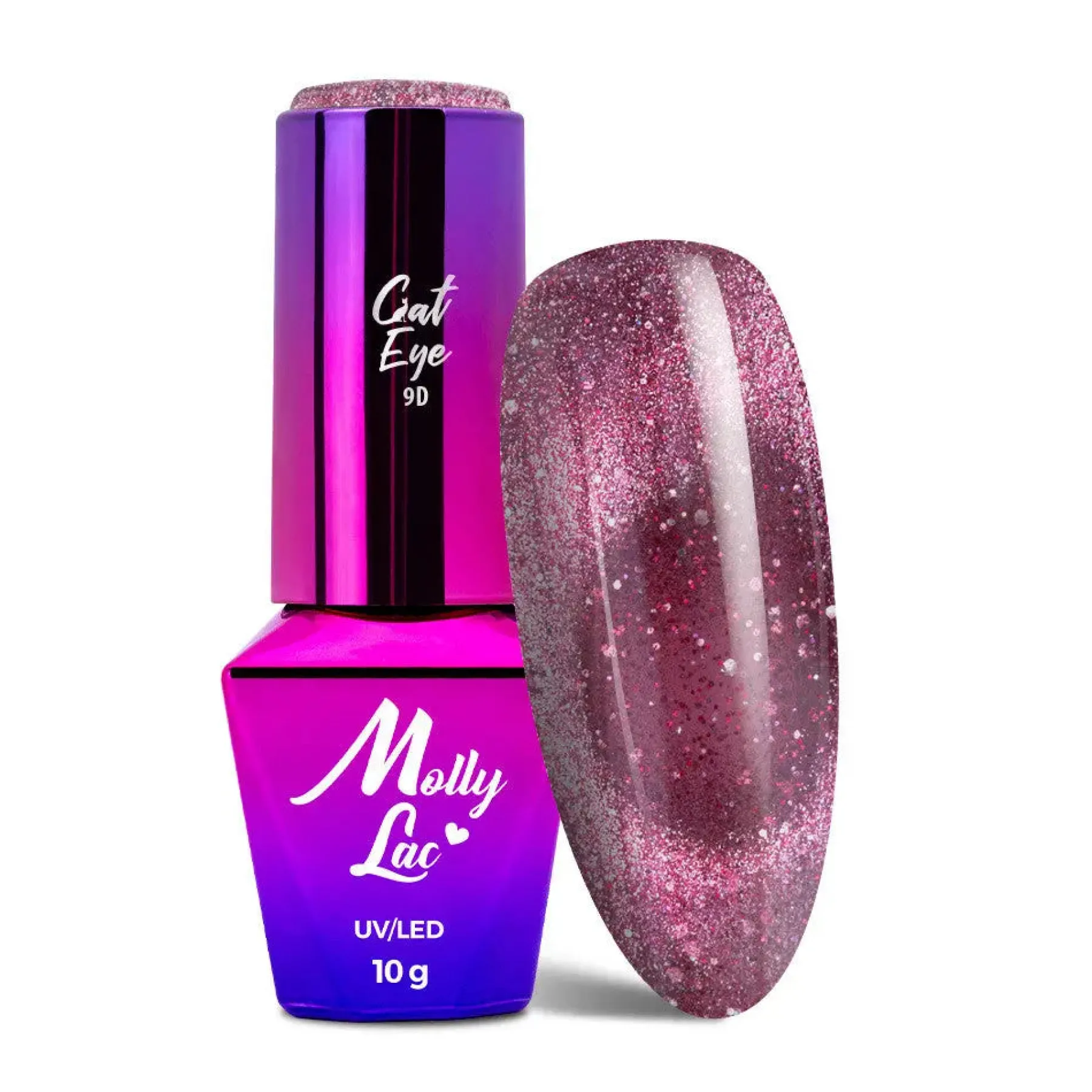 Discount Hybrid Gel Polish Cat Eye Foxy Eyes Blink Bling Veganer Nagellack|Cat Eye Gellack