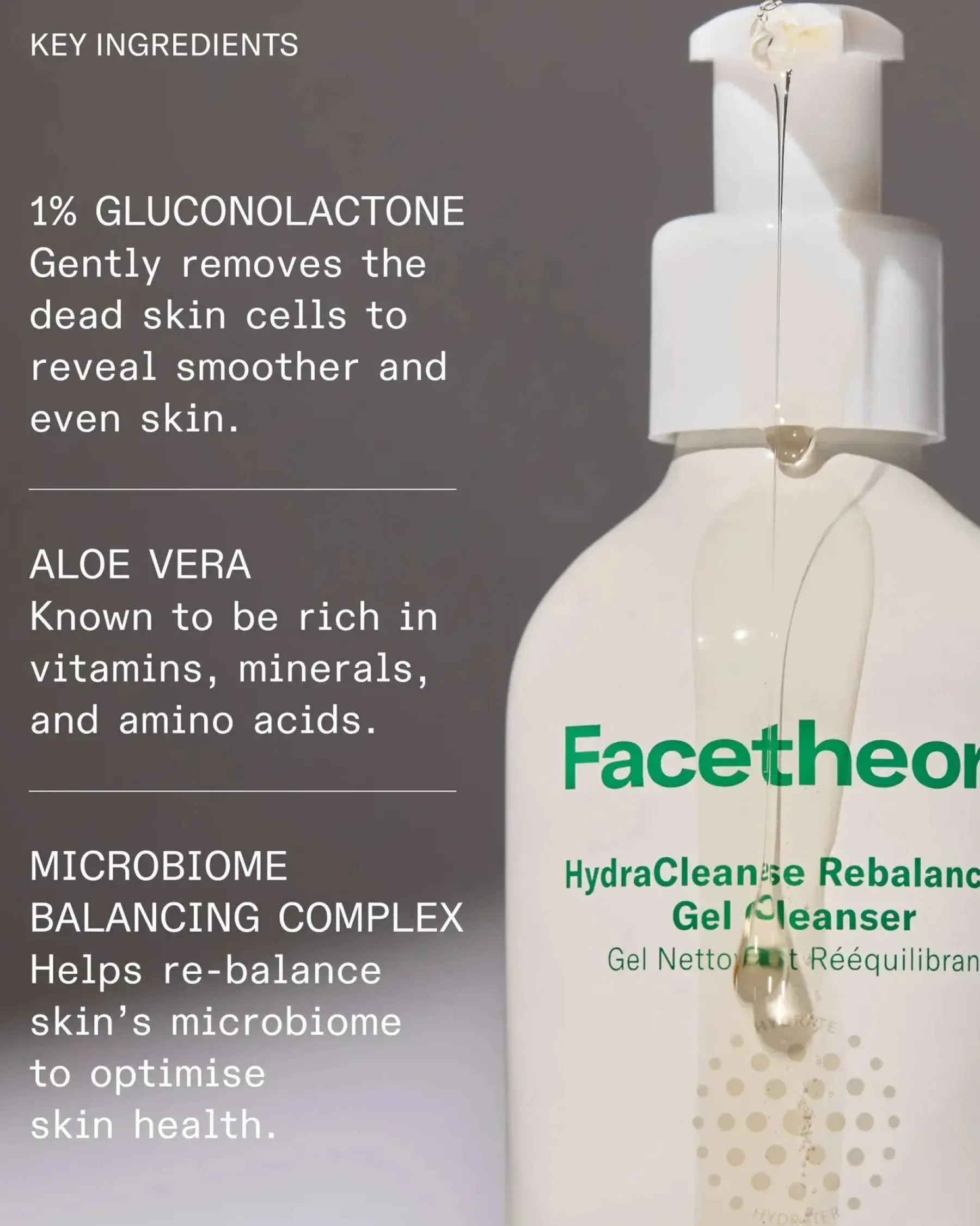 Clearance HydraCleanse Rebalancing Gel Cleanser Unscented Vegan Pflege|Hautprobleme