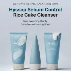 Best Hyssop Sebum Control Rice Cake Cleanser Hauptzutat|Reinigungsmittel