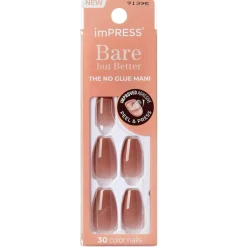 Sale Impress Color Bare But Better Nails Flare Künstliche Nägel