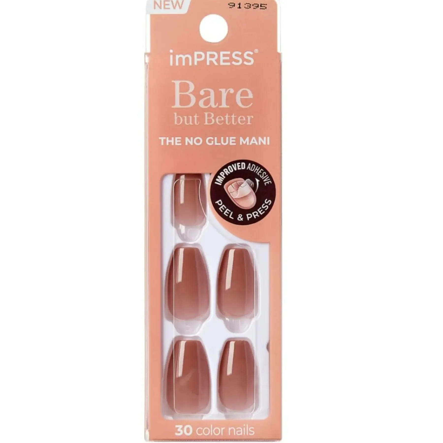 Sale Impress Color Bare But Better Nails Flare Künstliche Nägel