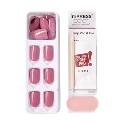 Outlet Impress Color Press-On Nails Petal Pink Künstliche Nägel